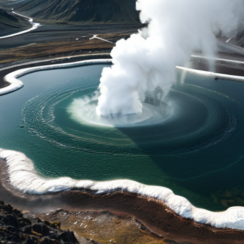 Prompt 1: The Earth's Invisible Embrace - Geothermal Concept**